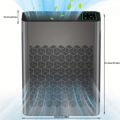 Air Purifier with HEPA Filter, PM2.5 Display, Air Sensor, Auto Mode, Timer and Two Color Options