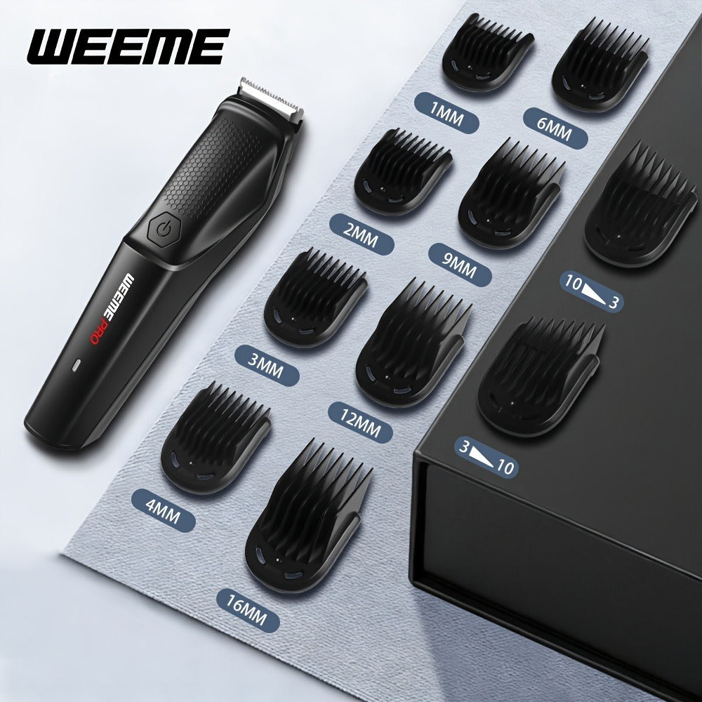 Beard Trimmer for Men - Professional Hair Clipper Electric Razor Zero Gapped T-Blade Edger for Entryways, Bedrooms and Living Spaces
