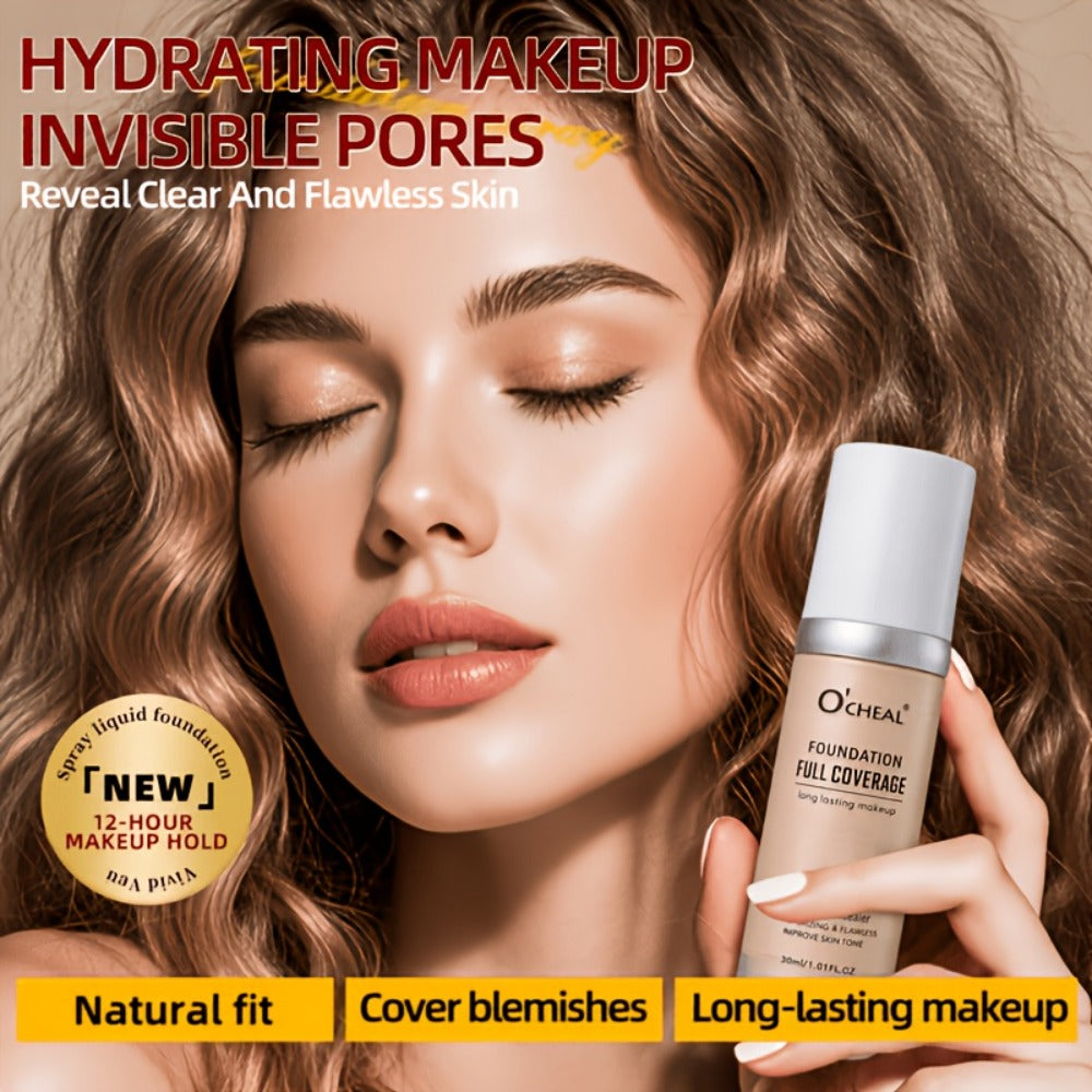 Air Cushion Foundation 2.0 Full Coverage Matte Finish Moisturizing Lightweight Buildable Liquid Foundation