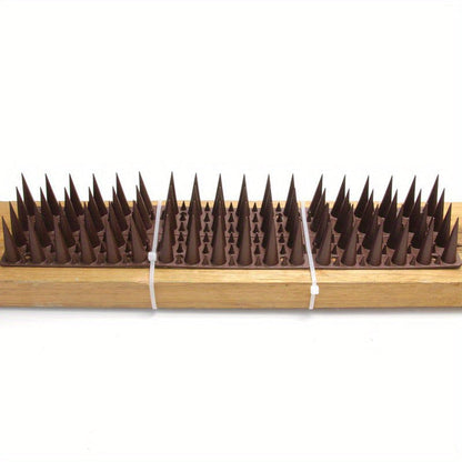 Bird Spikes, 4 Row Fence Balcony Window Sill Ledge for Garden, Yard and Pest Management, with the Listed Configuration