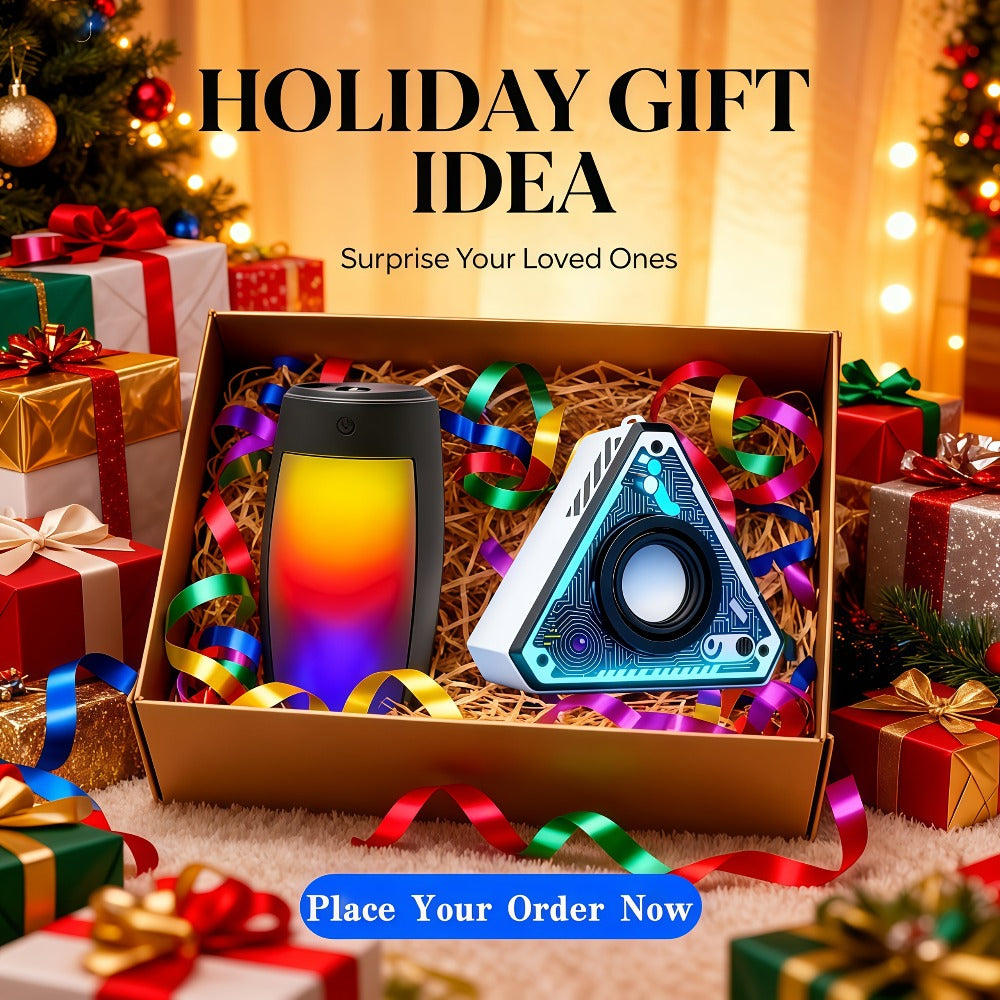 Portable Bluetooth Speaker Triangular Rechargeable Model with Subwoofer and Six available choices Options