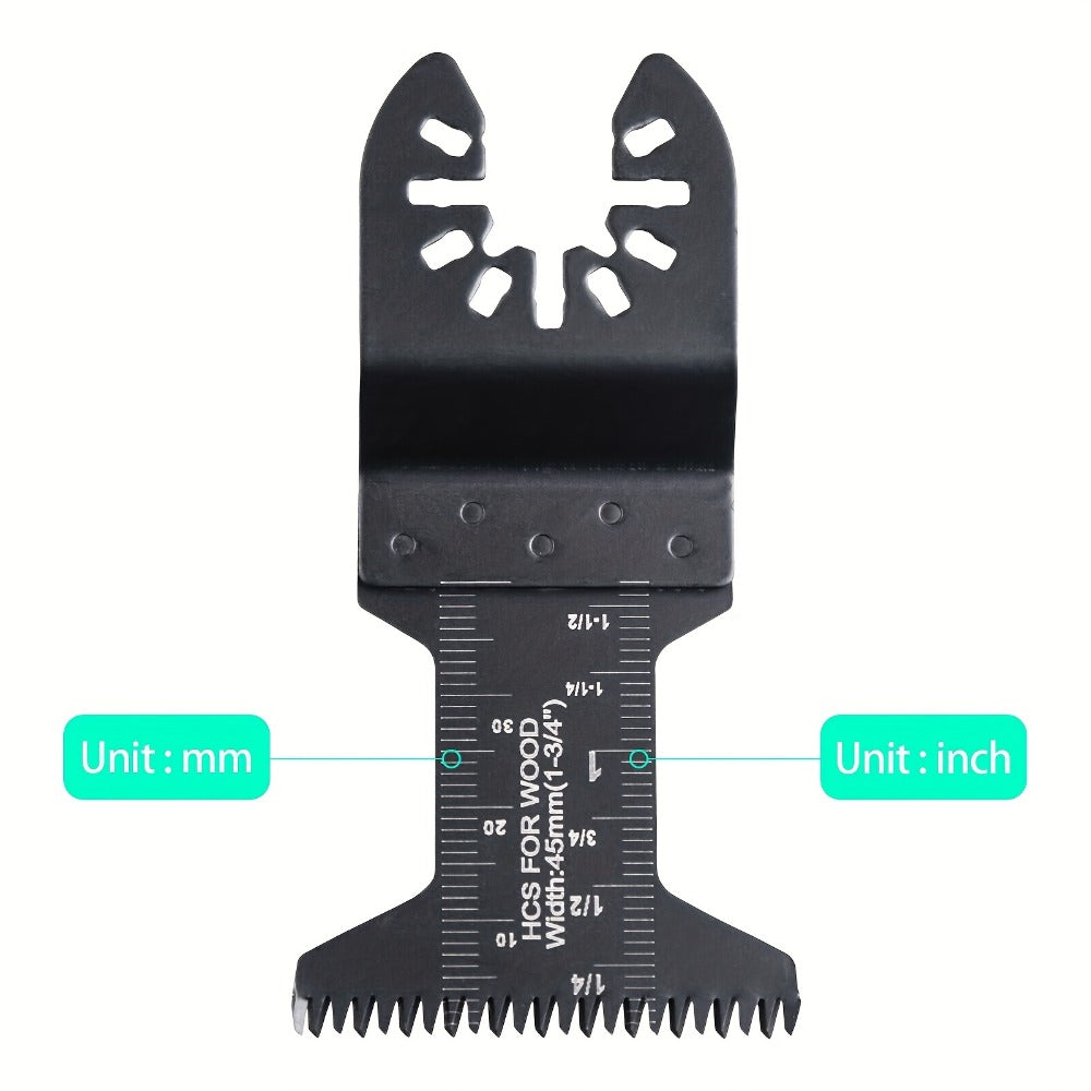 115pcs Oscillating Saw Blades Set with Sandpaper, Multitool Blades for Wood Metal Plastic, Universal Fit for Major Brands