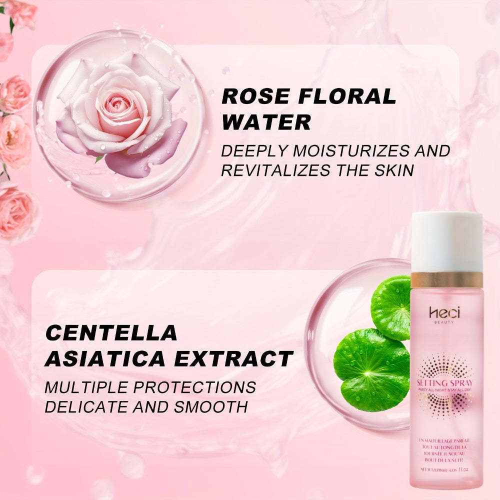 3-in-1 Makeup Setting Spray Prime Hydrate & Set Long-Lasting Waterproof Sweat-Proof Moisturizing Face Mist