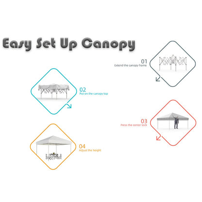 Canopy Tent Portable Waterproof | Oxford Camping Market Patio Outdoor