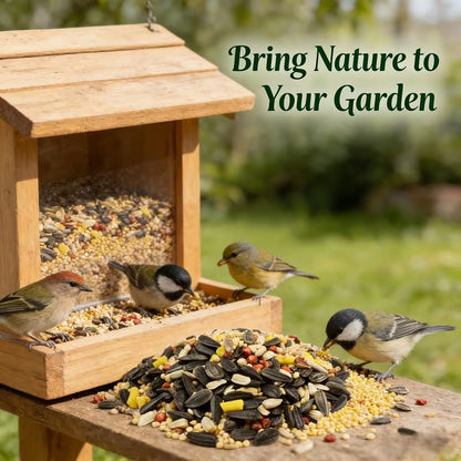 Wild Bird Seed 1 lb Premium No-Filler Mix – Attracts Songbirds, Works in Hanging Feeders, Lawn Stands & Ground Feeders