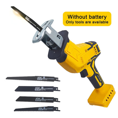 Reciprocating Saw Brushless Cordless for DeWalt 20V Battery, 0-3500 SPM Variable Speed, Tool-Free Blade Change