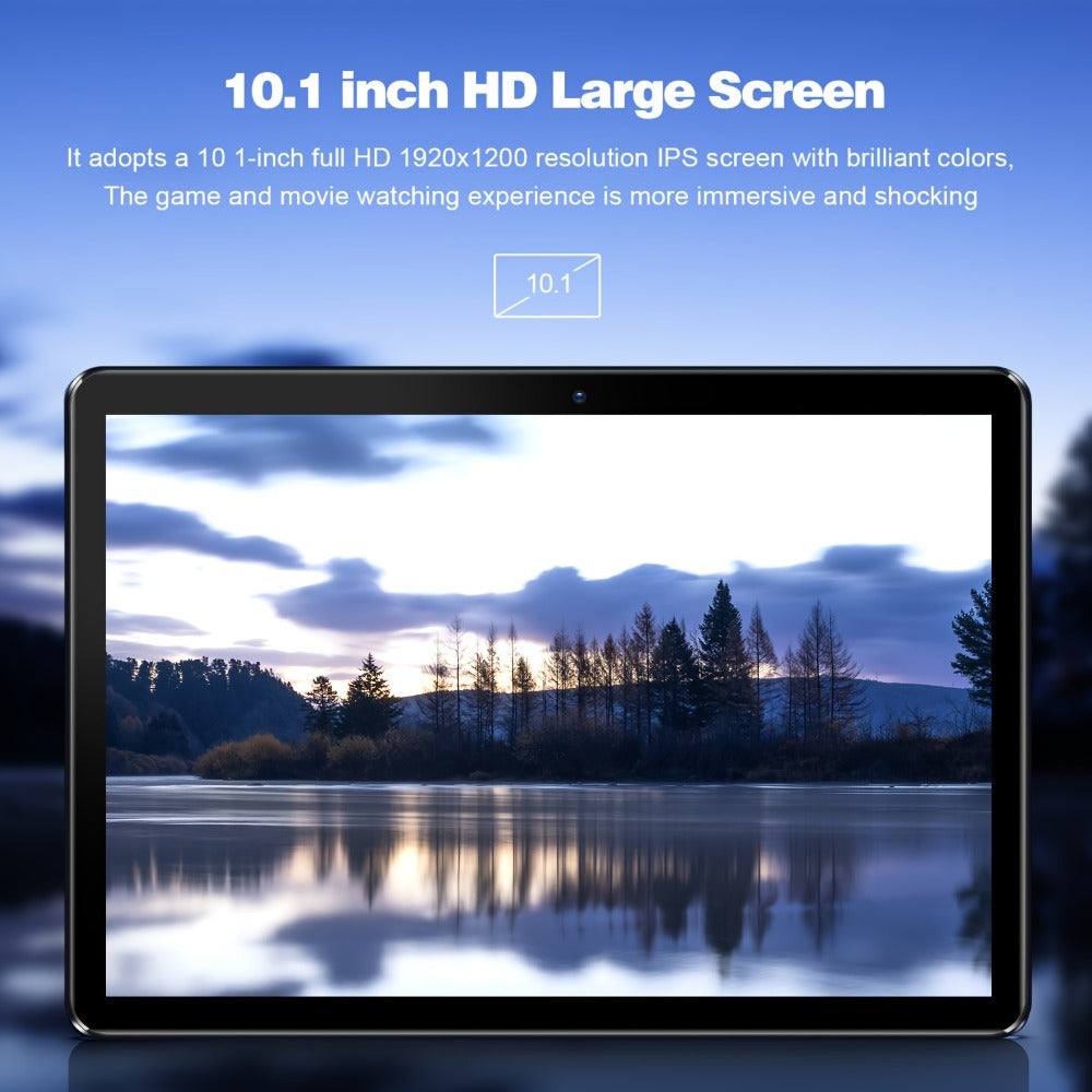 Android Tablet 10.1-Inch with Android 13, 4GB Total RAM, 64GB Internal Storage and WiFi-Only Design