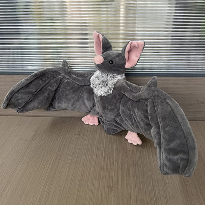 Giant Bat Plush Stuffed Animal 23 Inch Wingspan Grey Spooky Bat Toy with the Listed Color, Size or Set Options for Everyday Use