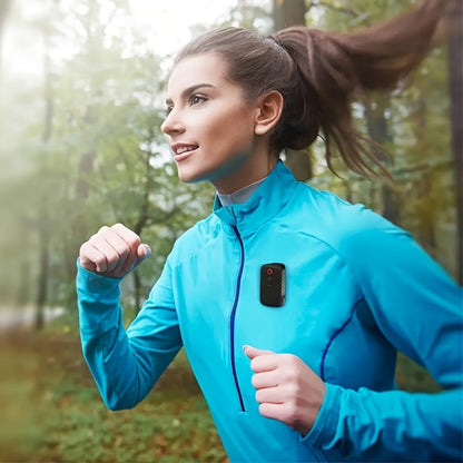 Wearable Bluetooth Speaker with Magnetic Clip, IPX5 Mini Wireless Speaker with Mic, Battery, Dustproof Portable Speaker for Workouts