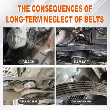 Engine Belt Conditioner 100ml – Noise Reduction, Wear Resistance & Elasticity Restorer, Anti-Aging Durable Coating for Drive Belts