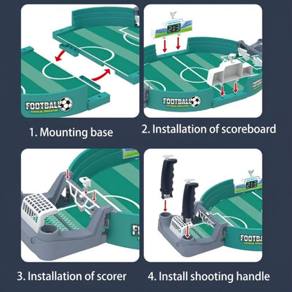 Table Football Game for Kids & Adults, 2-Player Tabletop Soccer Duel Board Game, Family Fun Indoor Game Night Gift for Boys Girls Teens