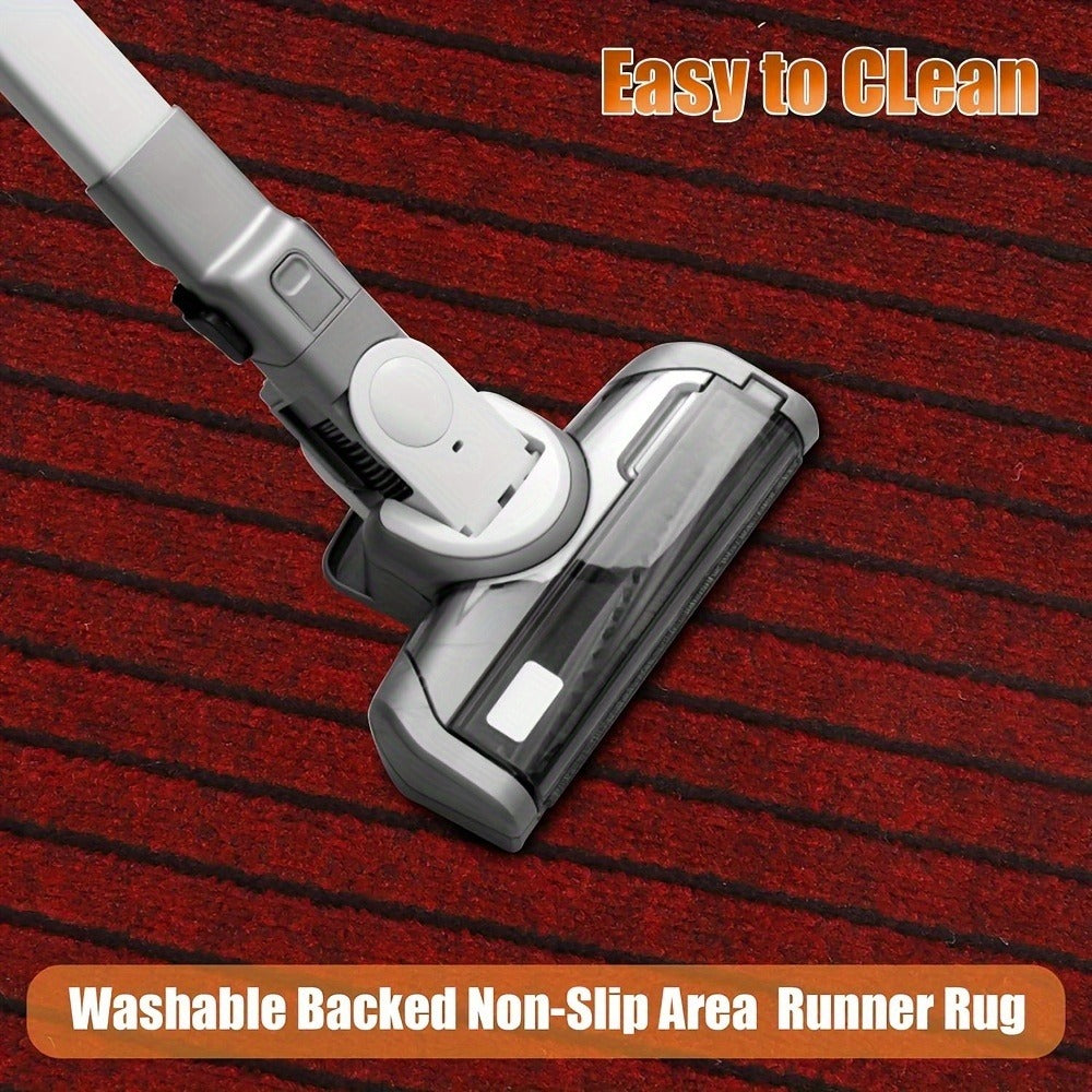 Runner Carpet with Rubber Backing - 1800G/sqm Indoor Outdoor Rug, Hallway, Entryway, Laundry Room & Balcony Runner Mat