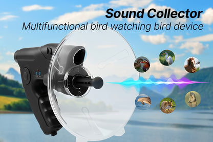 Bionic Ear Monocular Bird Listening Device 8x Magnification, ProSound Digital Sound Amplifier, Long Range 1200M