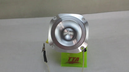 4 Inch Bullet Tweeter 600W Aluminum Frame – 6 Ohm Chrome HiFi Super Tweeter for Car Audio System, Stereo High-Frequency Speaker