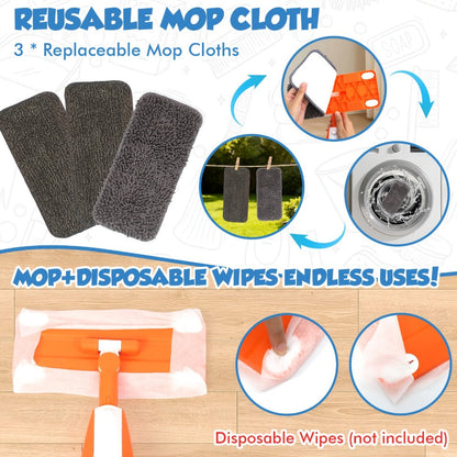 Children's Spray Mop Cleaning Toy Set with Water Sprayer & Pad with the Listed Color, Size or Set Options for Everyday Use