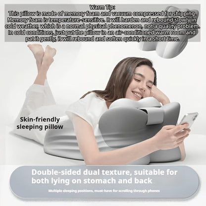Wedge Pillow Memory Foam – Ergonomic Cervical & Lumbar Support for Stomach, Side & Back Sleepers | Breathable Removable Washable Cover
