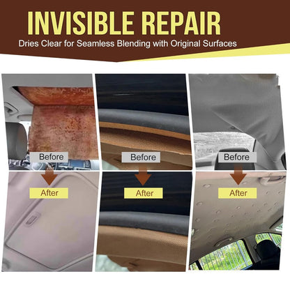 Car Headliner Repair Adhesive by Prismix, 125ml Can with Brush for Fabric and Interior Panel Application