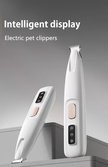 Pet Grooming Clippers USB & Battery Powered – Low Noise Electric Hair Trimmer for Cats Small Dogs, Cordless Rechargeable Pet Clipper