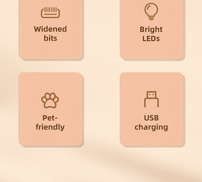 Pet Hair Clipper, Peaurum White Grooming Trimmer with Wide Cutter Head and Standard Accessory Package for Dogs and Cats