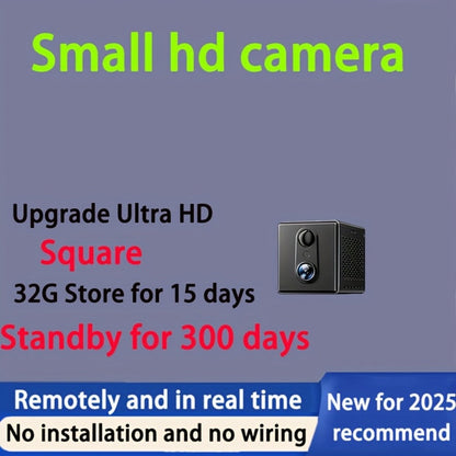 Security Camera Mini 1080P Pan-Tilt Model with Dual-Band WiFi, Infrared Night Vision and Optional 32GB Card Bundles