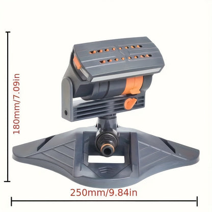 360° Rotating Garden Sprinkler Tower Head – Adjustable Swing Coverage, Lawn & Flower Bed Irrigation, Easy Install