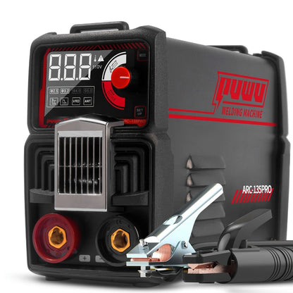 135A 110V MMA Arc Welder Stick Lift TIG 2-in-1 DC Inverter Welder LCD Digital Display Hot for Entryways, Bedrooms and Living Spaces