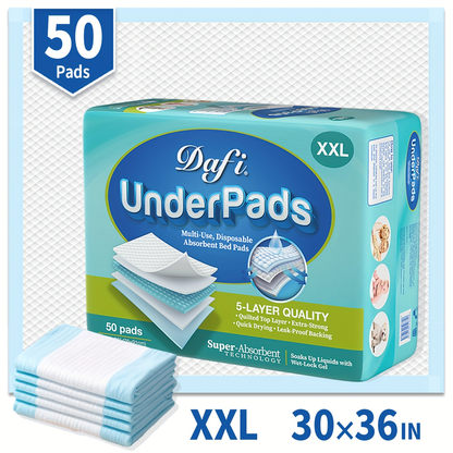 Extra Large Disposable Underpads 30x36 Inch Super Adult Incontinence Bed Pads with Effective for Entryways, Bedrooms and Living Spaces