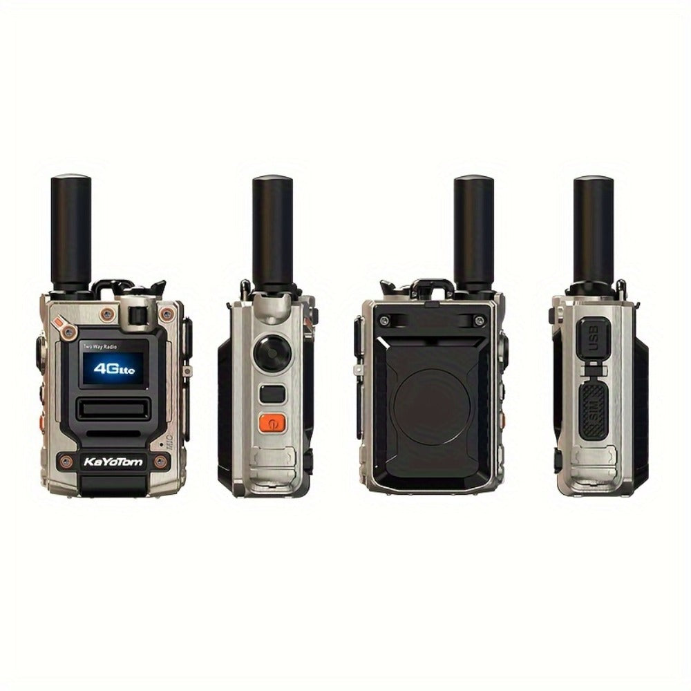Kayotom K300S 4G Global Walkie Talkie Unlimited Range, No Monthly Fee Two Way Radio, UHF 400-480MHz Long Battery Life