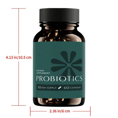 3-in-1 Probiotic Prebiotic & Postbiotic Capsules, Slow Release Synbiotic with Multi-Enzyme for Complete Gut Health & Digestive Harmony