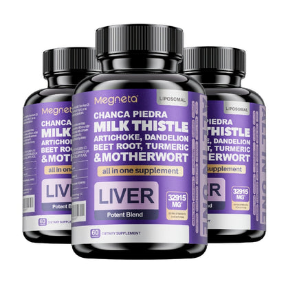 Dietary Supplement Milk Thistle, Turmeric and Dandelion Root Capsules, labeled 24, 000mg Blend