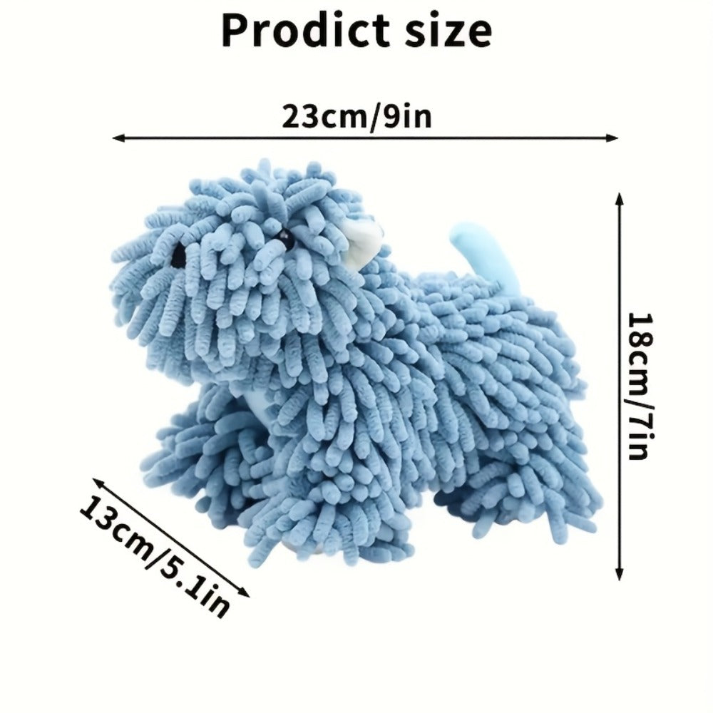 Cute Puppy Hand Towel Wall-Hanging Kitchen Bathroom Towel – Soft Absorbent Cartoon Dog Decorative Cloth 150g/㎡
