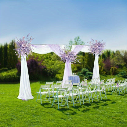 Pipe and Drape Backdrop Stand 10x20ft Heavy Duty Stainless Steel Portable Wedding Party Photography Background Support System with Base Kit