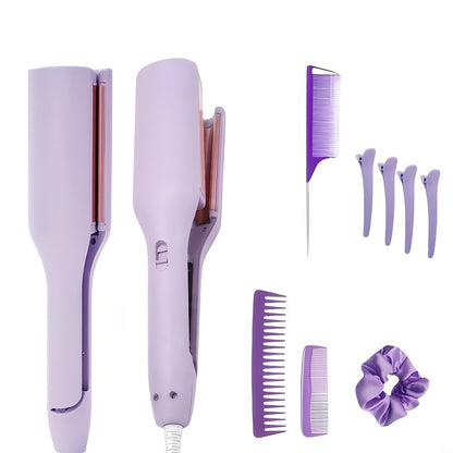 32mm Curling Iron 30-Second Rapid Heat – Adjustable Temperature U-Shaped & M-Shaped Long-Lasting Curls Salon-Smooth Frizz-Free Hair Styling