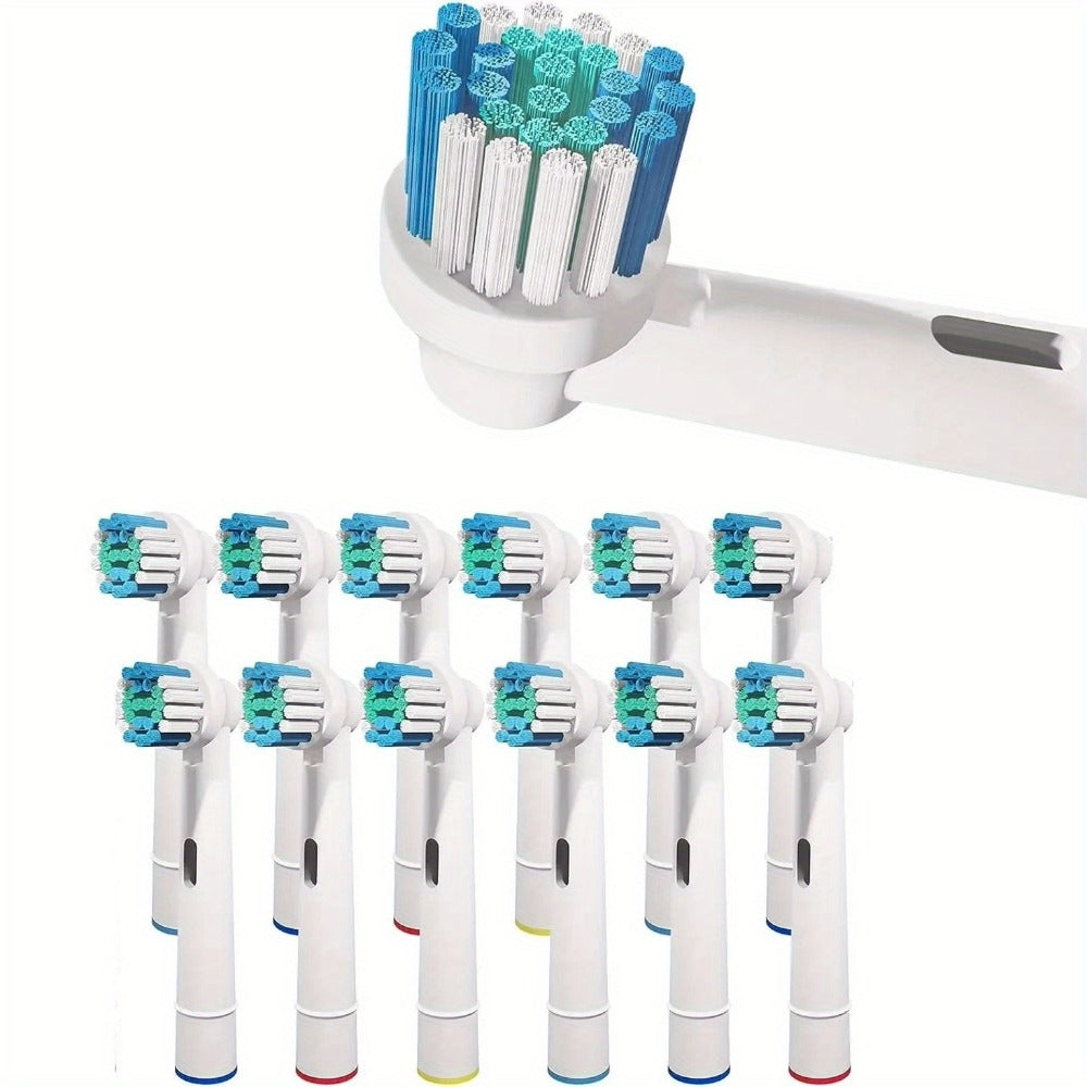 Replacement Toothbrush Heads Compatible with Oral-B Electric Toothbrush - 12 Pack Professional Brush Heads