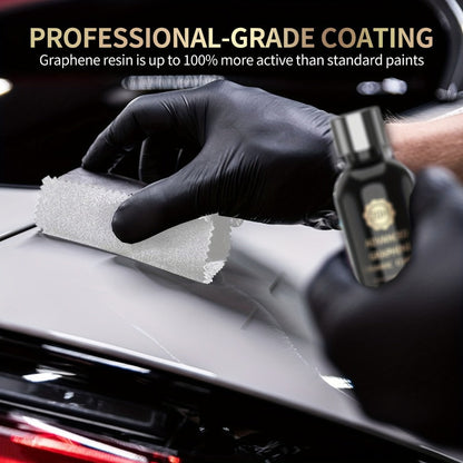 Graphene Ceramic Coating Kit 70ml – 20H Ultra High Gloss Car Paint Protection, 10+ Year Long-Lasting Shield
