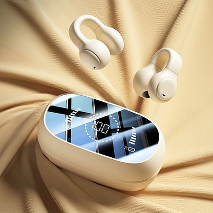 Open-Ear AI Translation Earbuds 144 Languages Real-Time Translator, Wireless Translator Headphones USB-C Charging