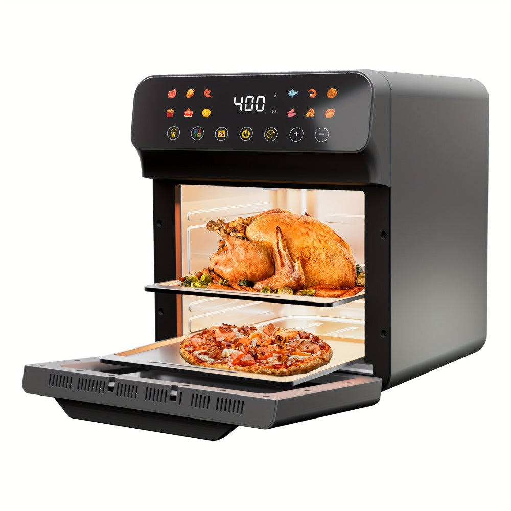 Air Fryer Toaster Oven Combo Extra Large, 12-Quart Countertop Convection Oven with Digital Touchscreen