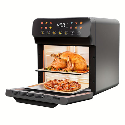 Air Fryer Toaster Oven Combo Extra Large, 12-Quart Countertop Convection Oven with Digital Touchscreen