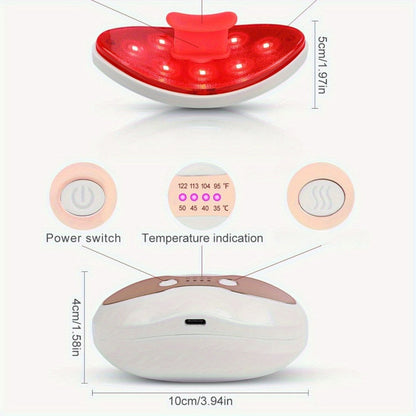 Lip Plumper Device for Women, Electric Lip Shaper & Trainer with 4 Adjustable Heating Temperatures for Fuller
