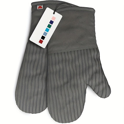 Oven Mitts and Pot Holders Set 6 Piece Heat Resistant Kitchen Gloves Cooking Mitts with Potholder