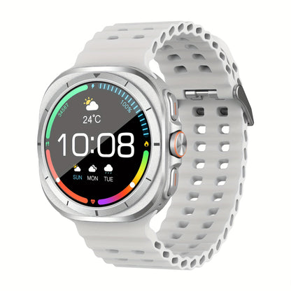 Smart Watch Round Fitness Display with Call and Message Alerts, 100+ Sport Modes and Three Band Colors