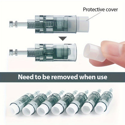 Dr. Pen M8 Replacement Cartridges 25Pcs - 16/36 Pins & Round Nano for Entryways, Bedrooms and Living Spaces