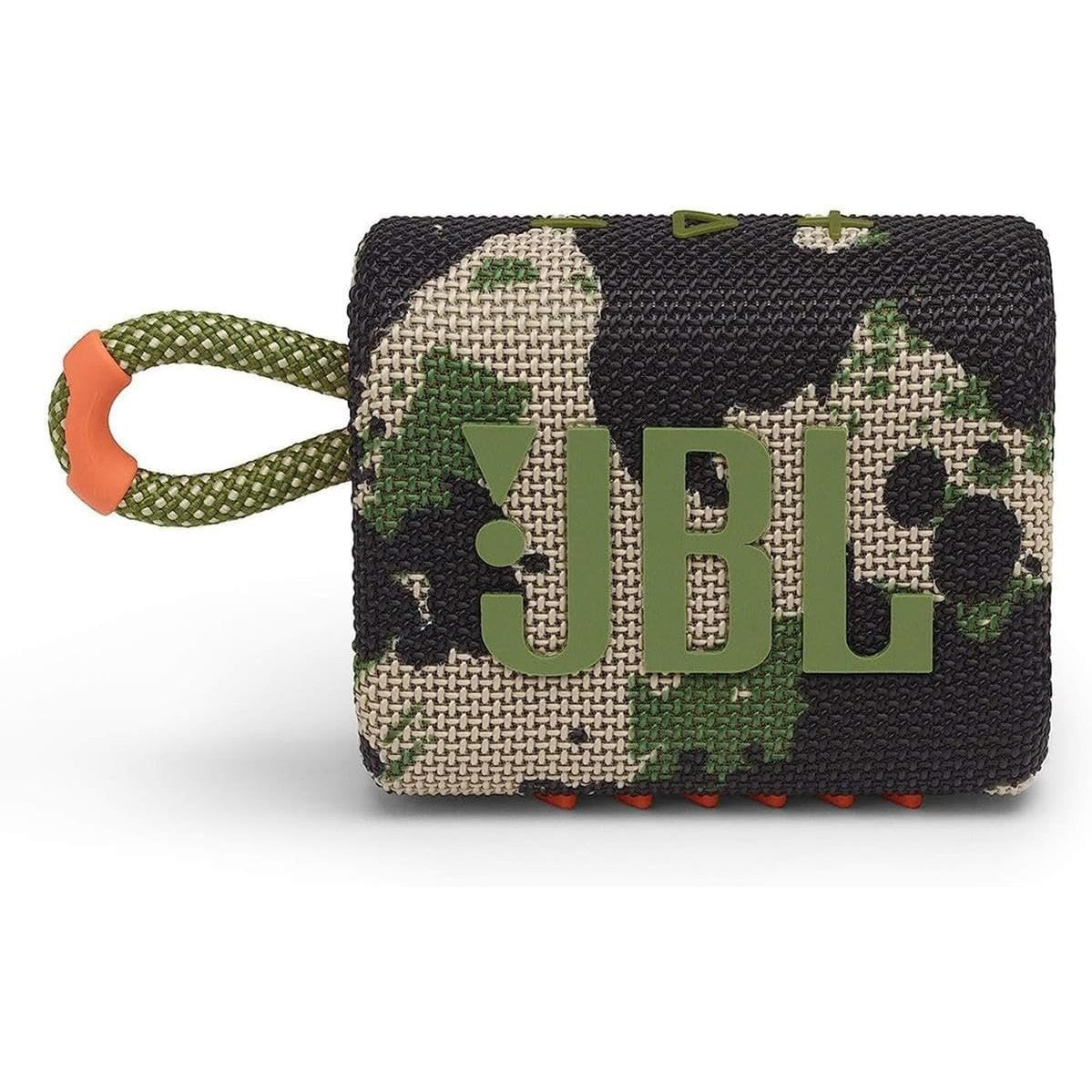 Bluetooth Speaker JBL Go 3 with IP67 Rating, USB-C Charging, Carry Loop, Five-Hour Runtime and Four Colors