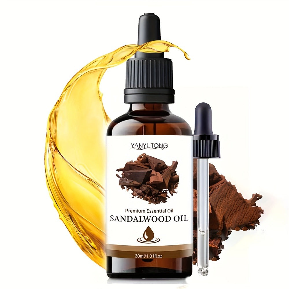 Essential Oil Sandalwood 30ml, 100ml or Twin Pack with Warm Woody Scent for Diffuser and Shower
