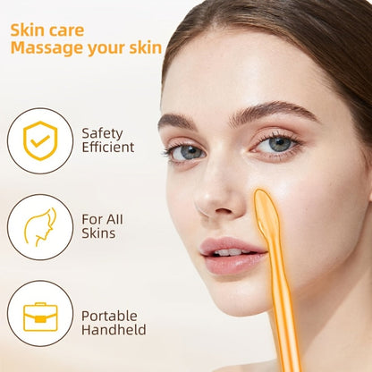 High Frequency Facial Massager 4-in-1 Professional Skincare Tool, Compact Plug-In High Frequency Wand for Face Acne Wrinkles Hair Growth