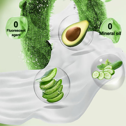 Makeup Remover Wipes Avocado Squalane Deep Cleansing Disposable Face Wipes 80 Sheets Pack for Bath Time, Home Spa and Personal Care