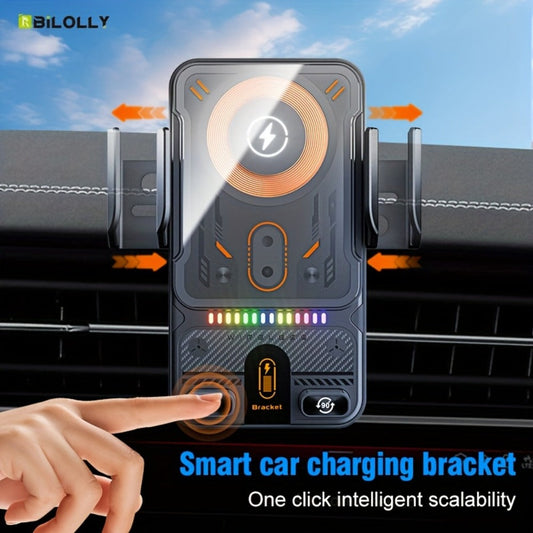 Car Wireless Charger 15W Auto-Align Smart Sensor FOD Detection Auto-Sensing Infrared Clamp 4mm for an Everyday Personal Care Routine