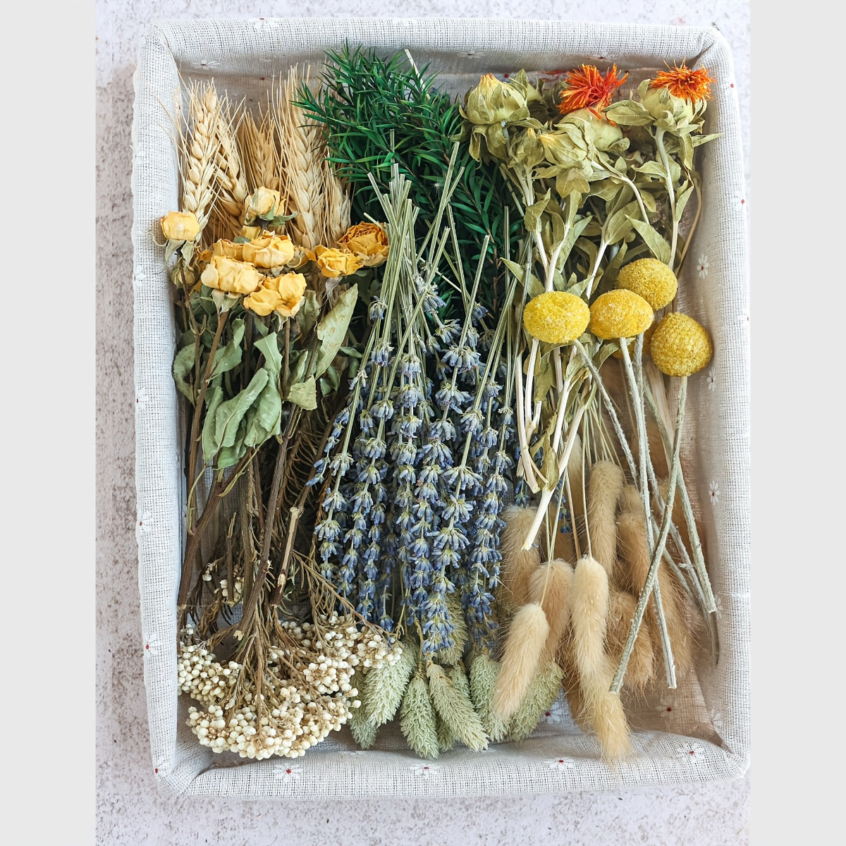 Dried Flower Bouquet with Pampas Grass - Boho Wedding Centerpiece Dried Floral Arrangement for Entryways, Bedrooms and Living Spaces