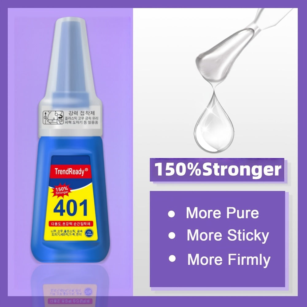 Waterproof Nail Adhesive Tabs with Nail Stickers 0.85oz Dropper Tip Bottle – Extra Strong Alcohol-Free Quick Release Long Wearing Salon