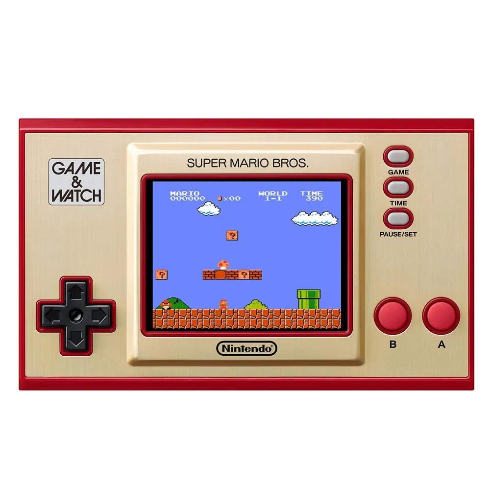 Game & Watch Super Mario Bros. Limited Edition Golden Handheld with Super Mario Bros., The Lost Levels & Ball
